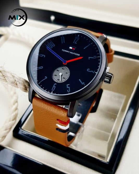 RELOJ TOMMY CUERO