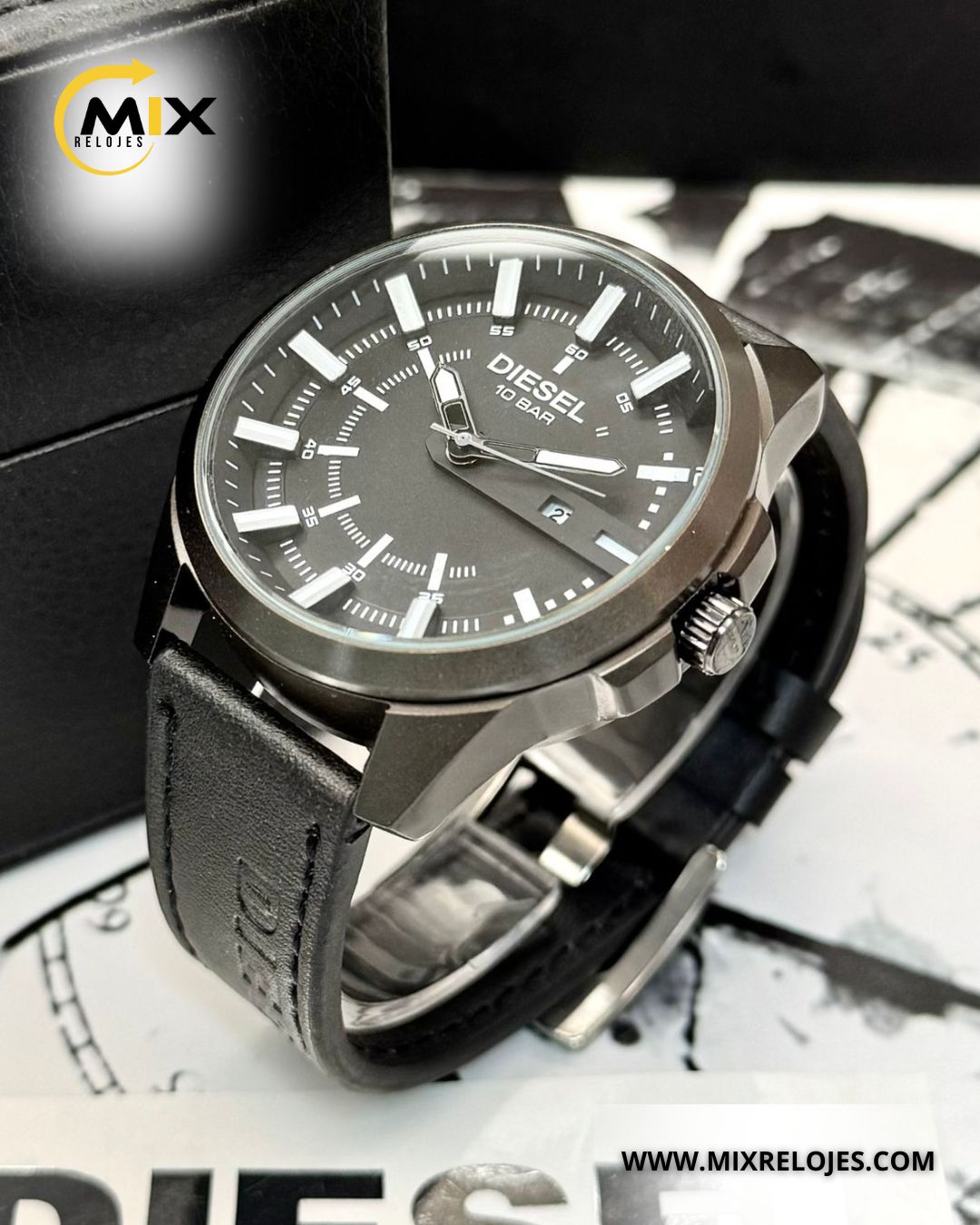 RELOJ DIS CRONOX CUERO