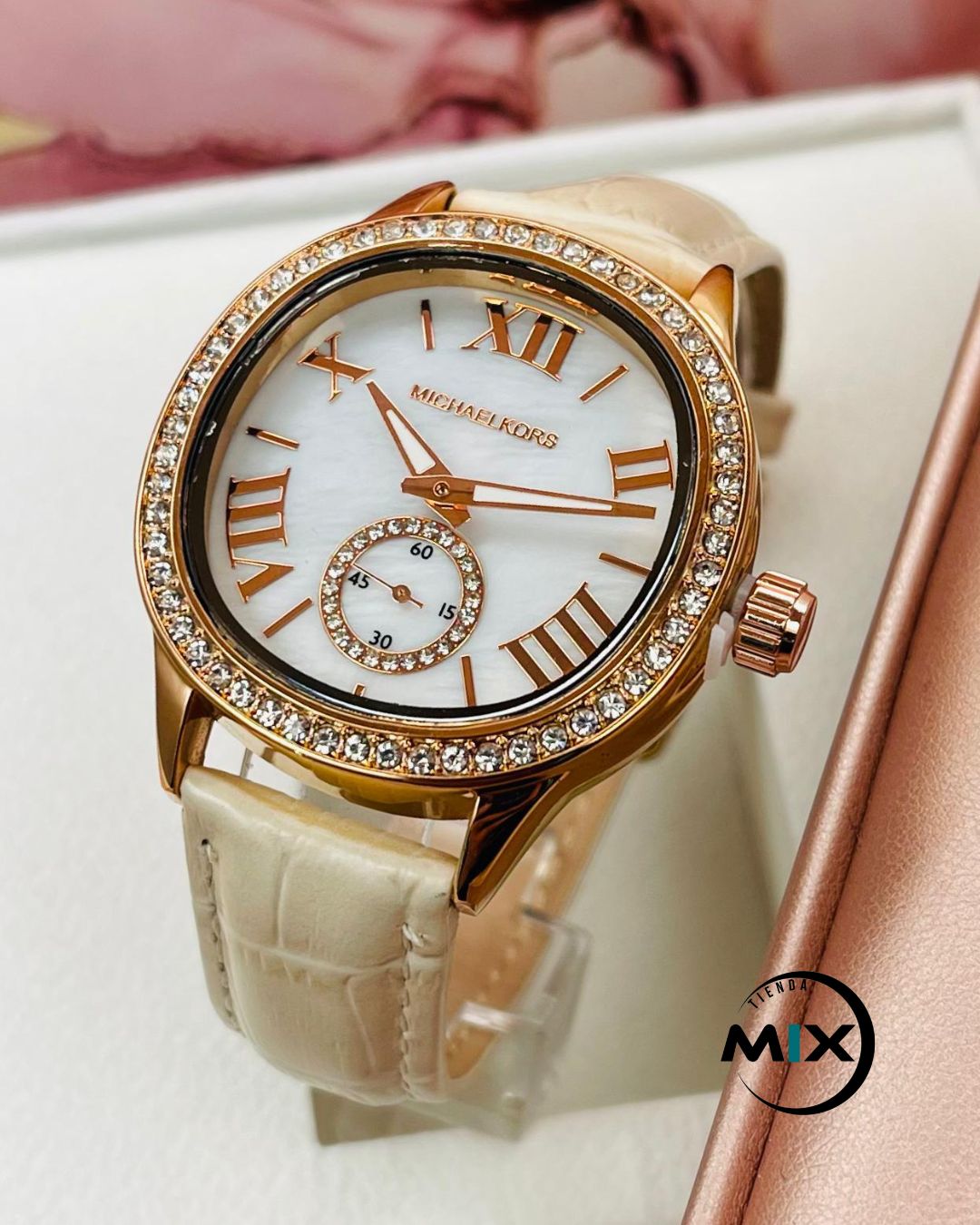 RELOJ MICHAEL KORS CUERO DAMA