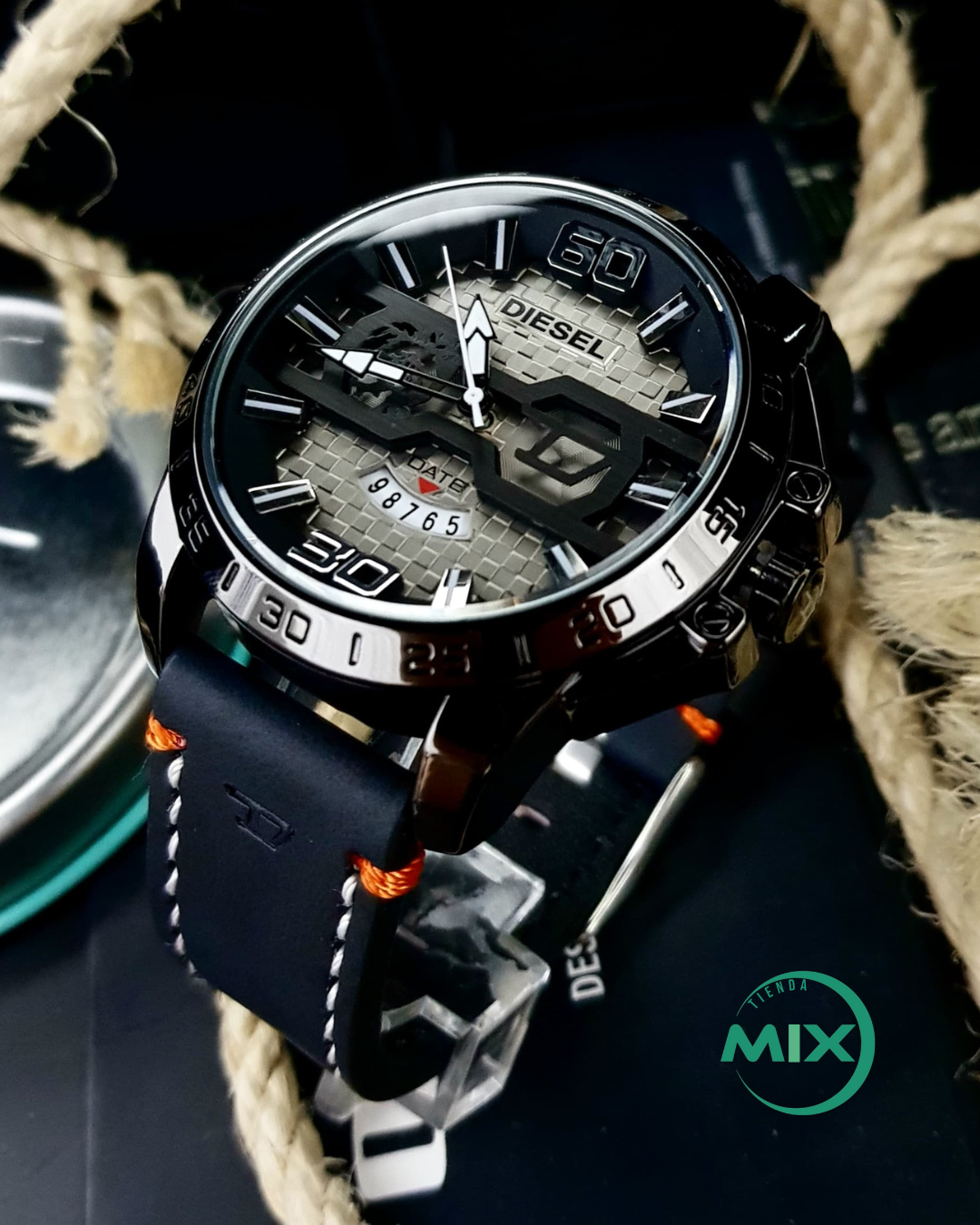 RELOJ DIESEL ABSOLUTE CUERO