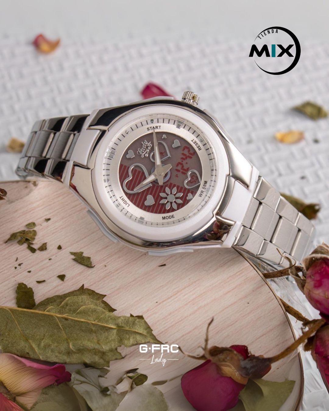 RELOJ DAMA G-FORCE FLOWER POP