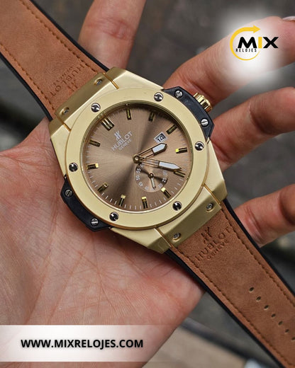 RELOJ HUB TUNDER CUERO