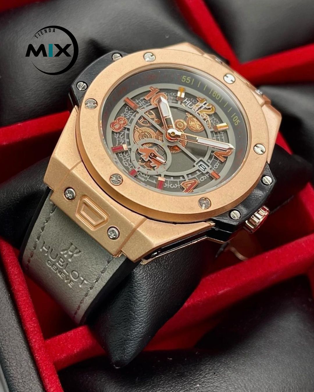 RELOJ HUBLOT ASTRO CUERO