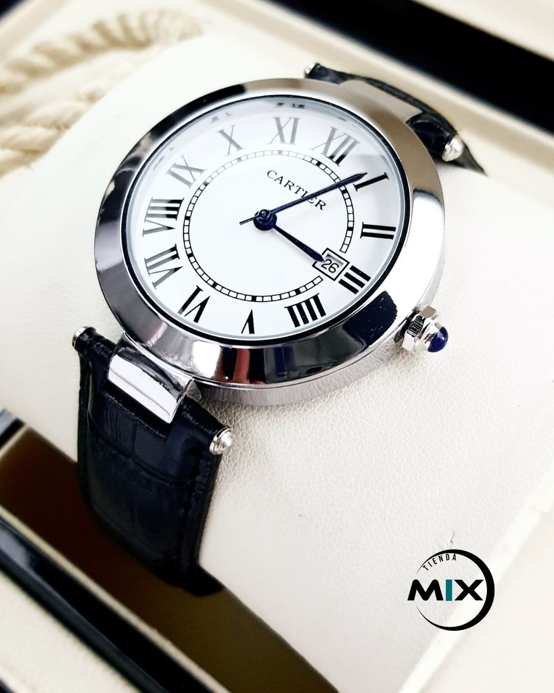 RELOJ CARTIER FINEX CUERO