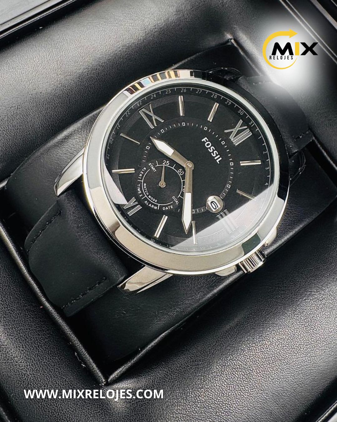 RELOJ FOS BRADUS CUERO
