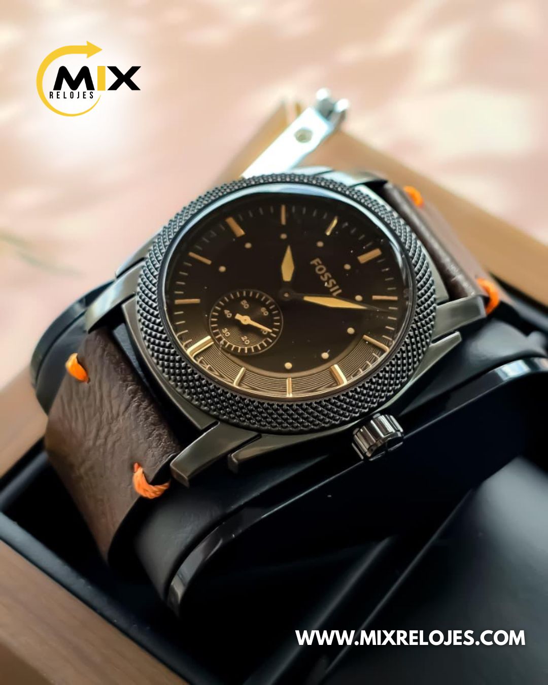 RELOJ FOSSIL CUERO II