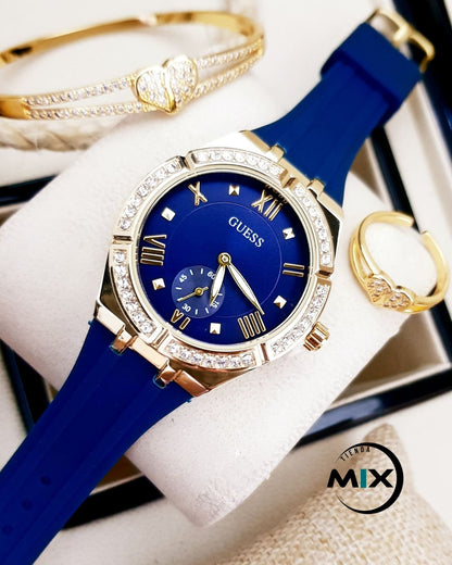 RELOJ GUESS GOMA DAMA