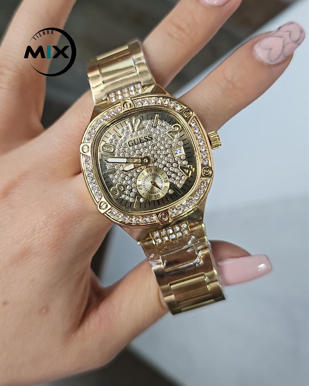 RELOJ GUESS CUBANO DAMA