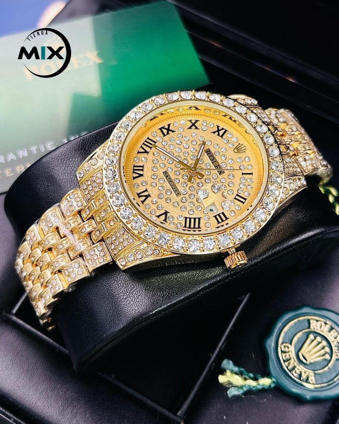 RELOJ ROLEX CUBANO FROZ