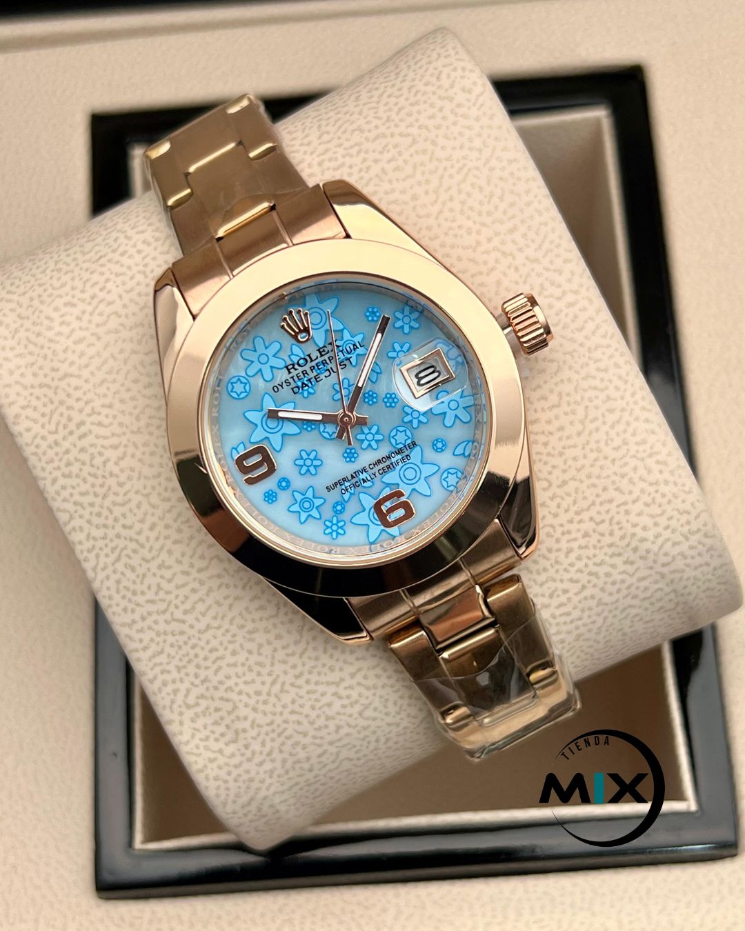 RELOJ ROLEX FLOWER DAMA