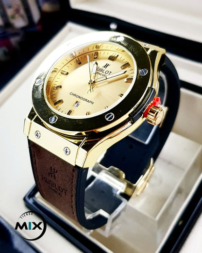 RELOJ HUBLOT POINT CUERO