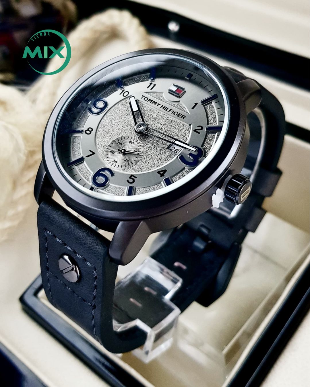 RELOJ TOMMY CUERO TURBO