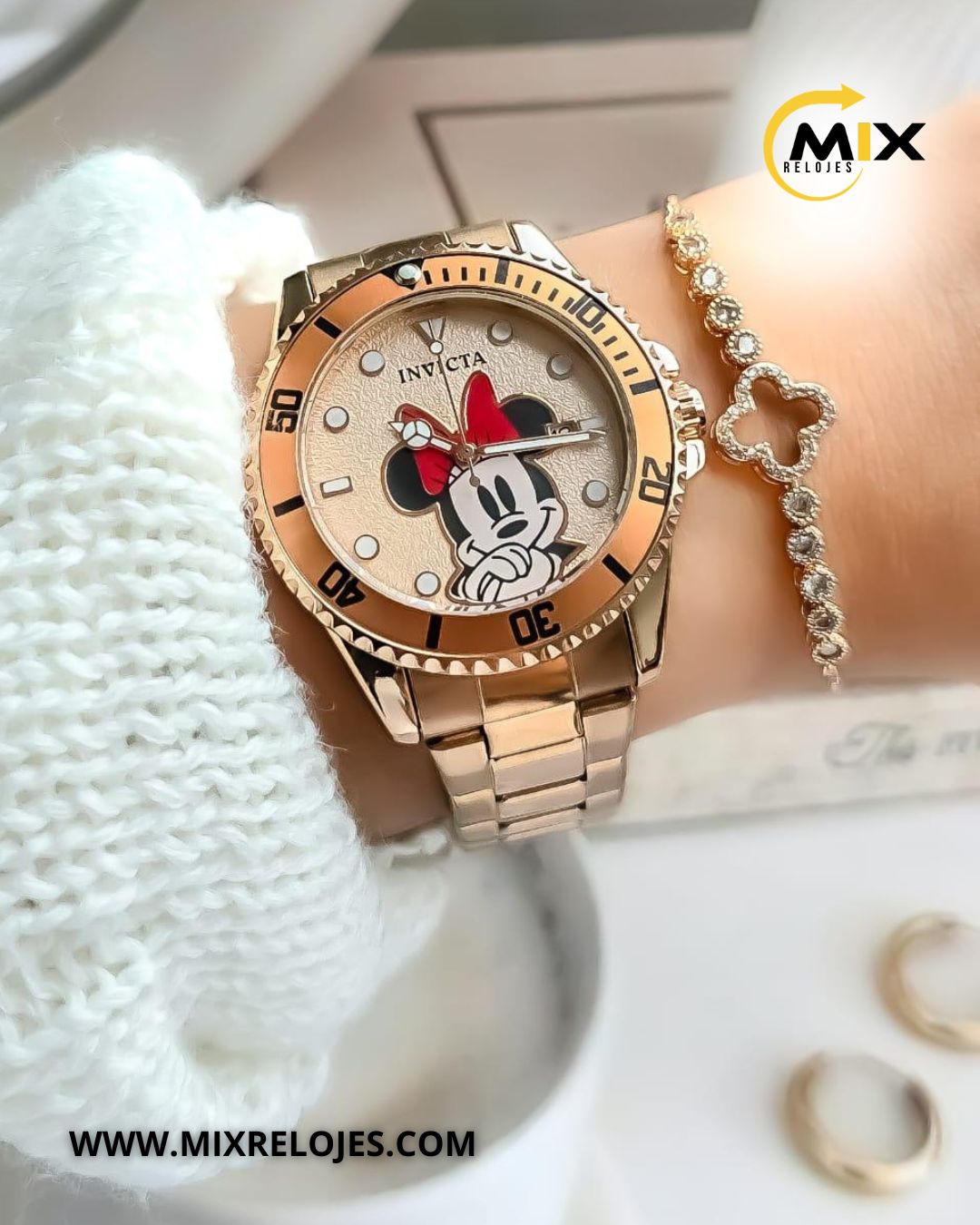 RELOJ INVI MINNIE CASTLE