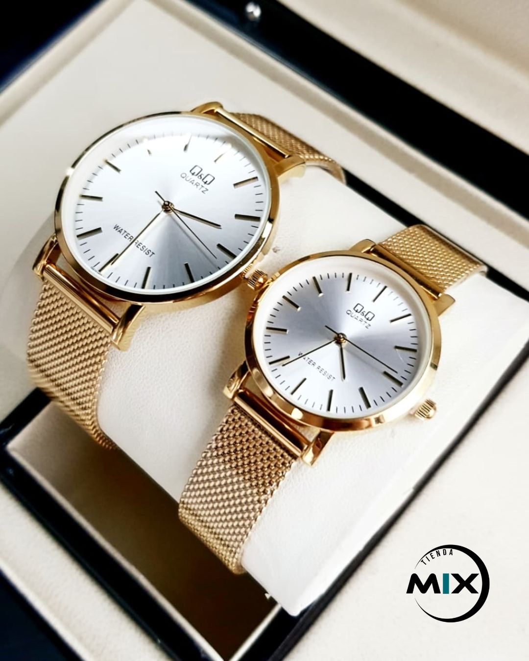 RELOJ Q&Q PARA PAREJA