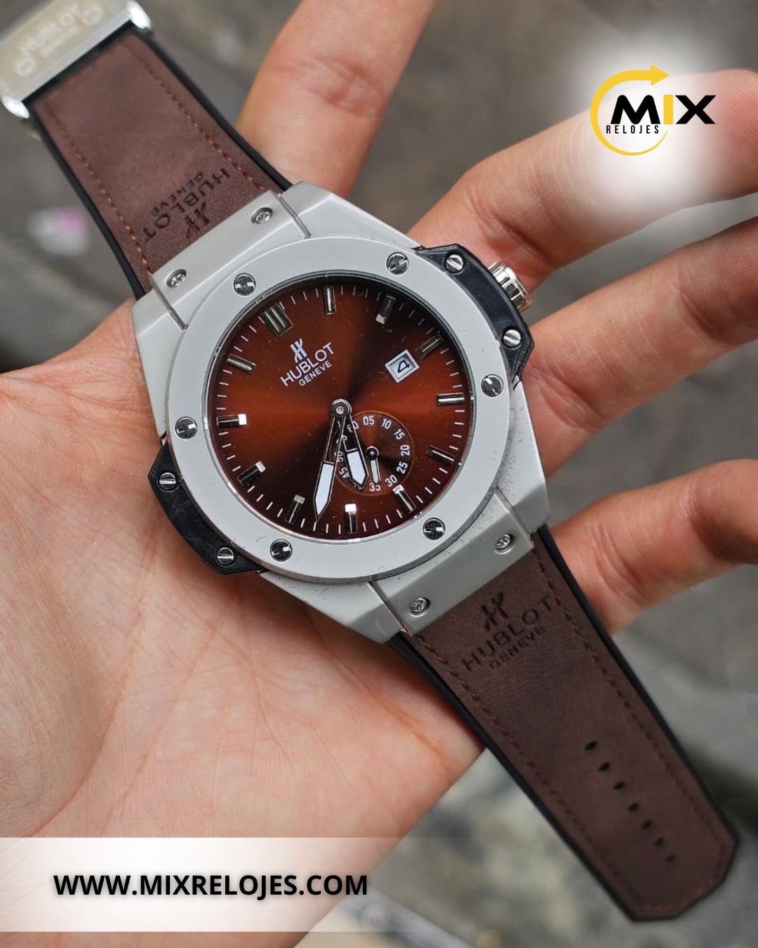 RELOJ HUB TUNDER CUERO