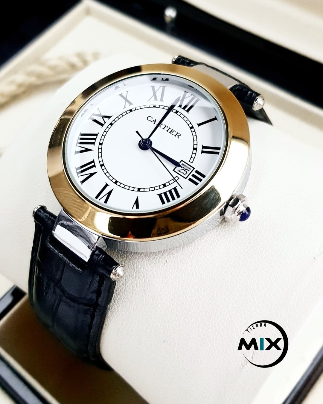 RELOJ CARTIER FINEX CUERO