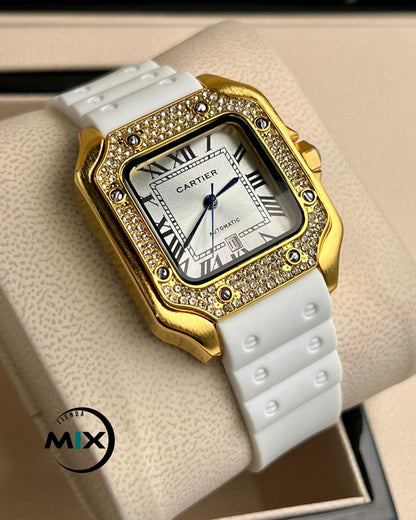 RELOJ CARTIER CUBANO DAMA