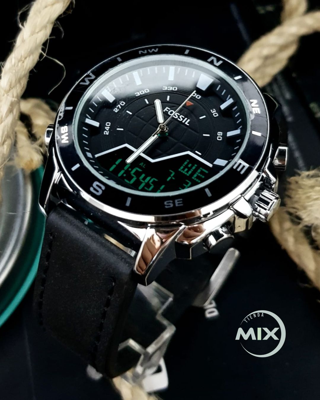 RELOJ FOSSIL KURS CUERO