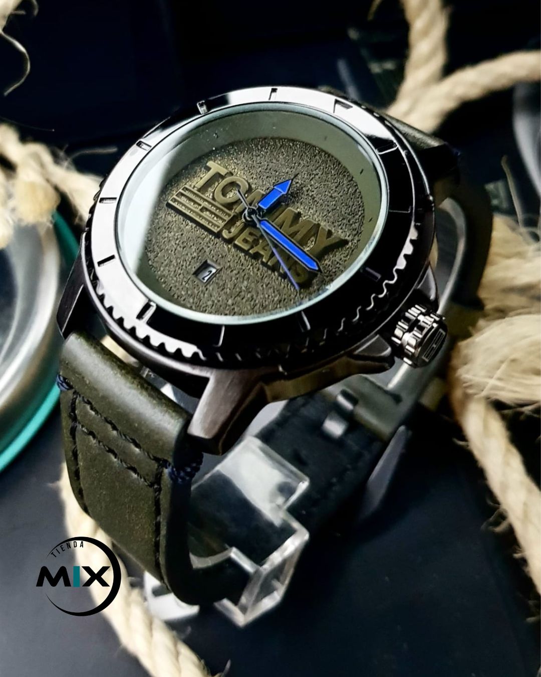 RELOJ TOMMY HILFIGER LENEX CUERO