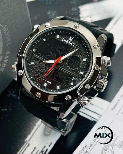 RELOJ DIESEL MAST GOMA