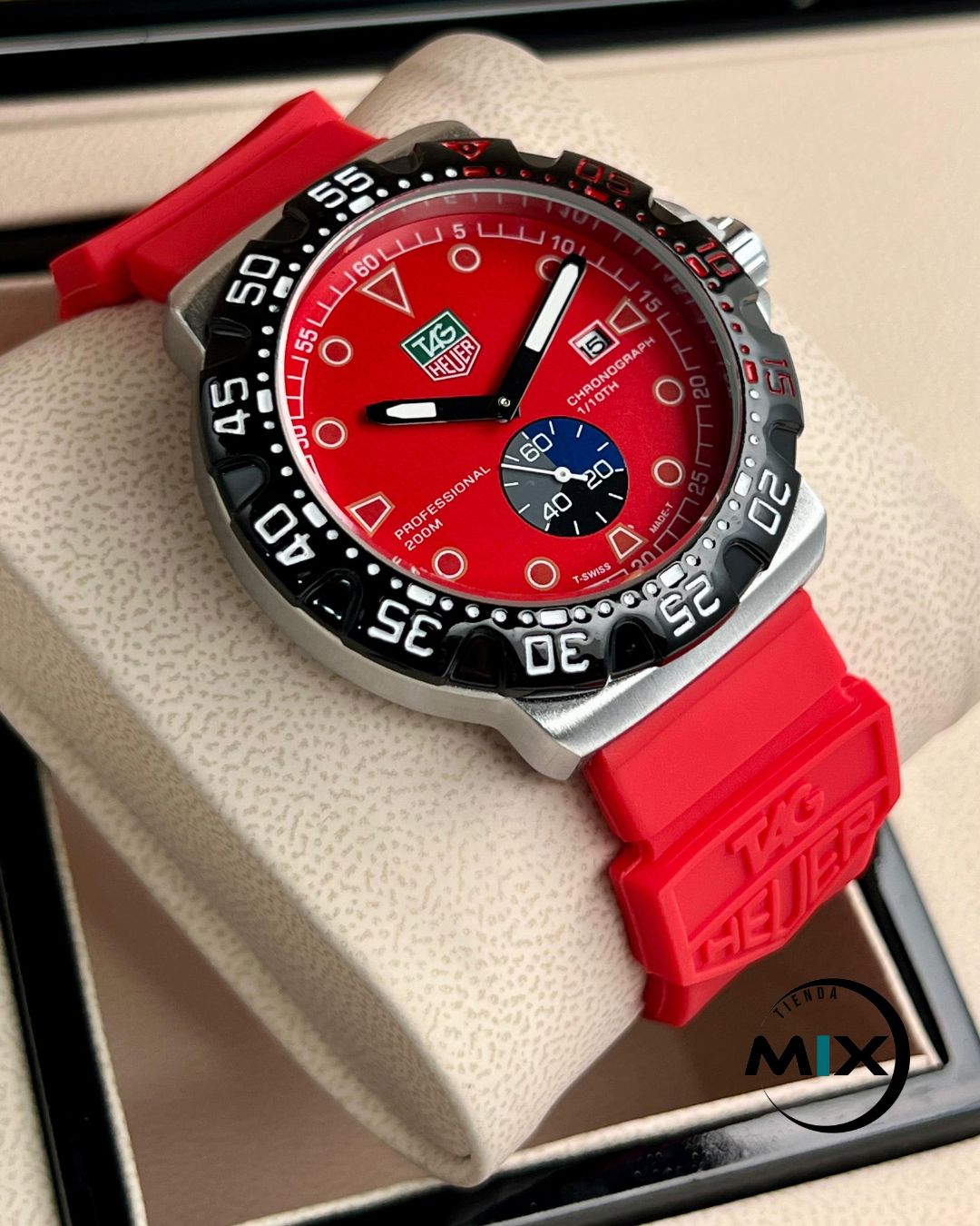 RELOJ TAGHEUER GOMA