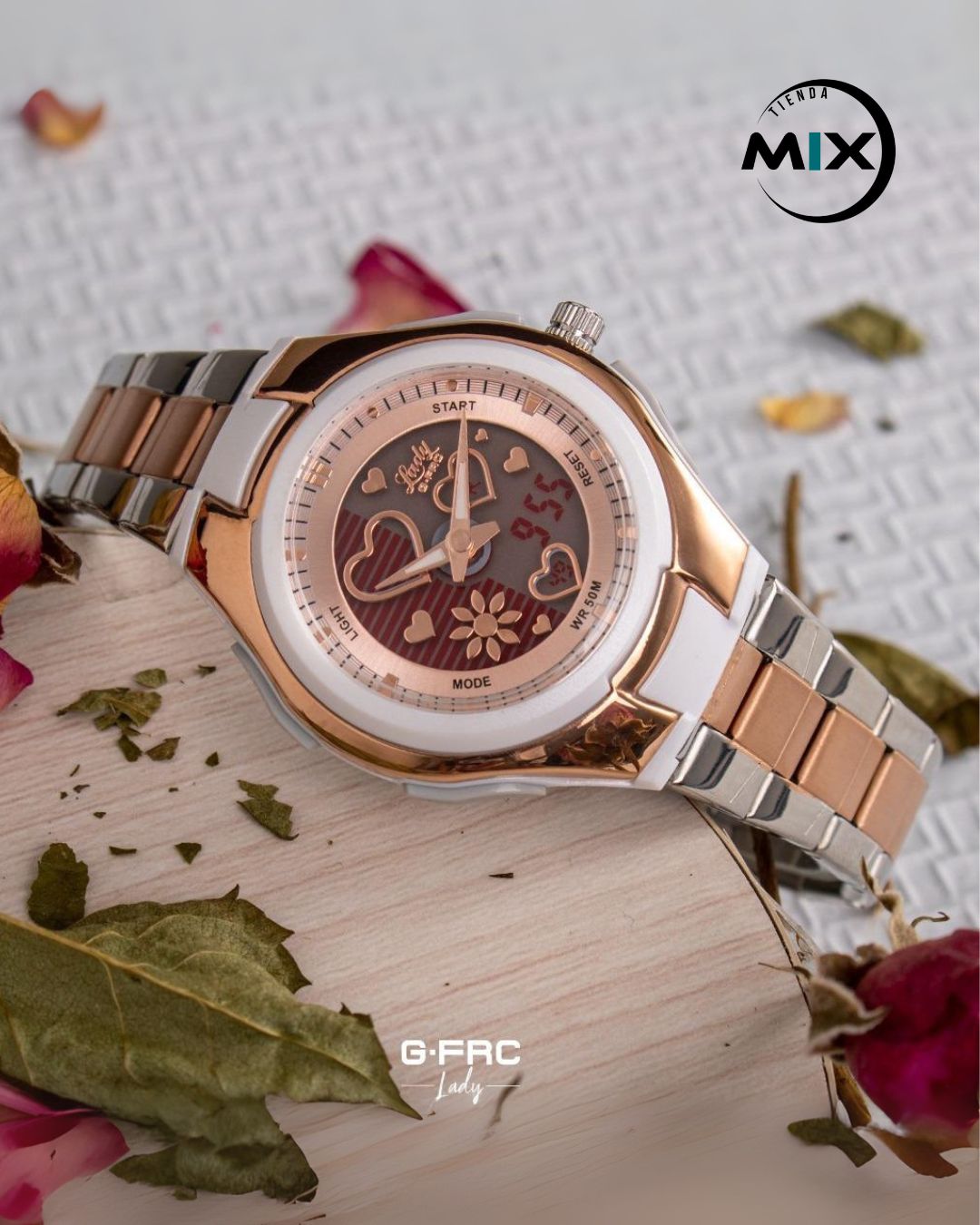 RELOJ DAMA G-FORCE FLOWER POP