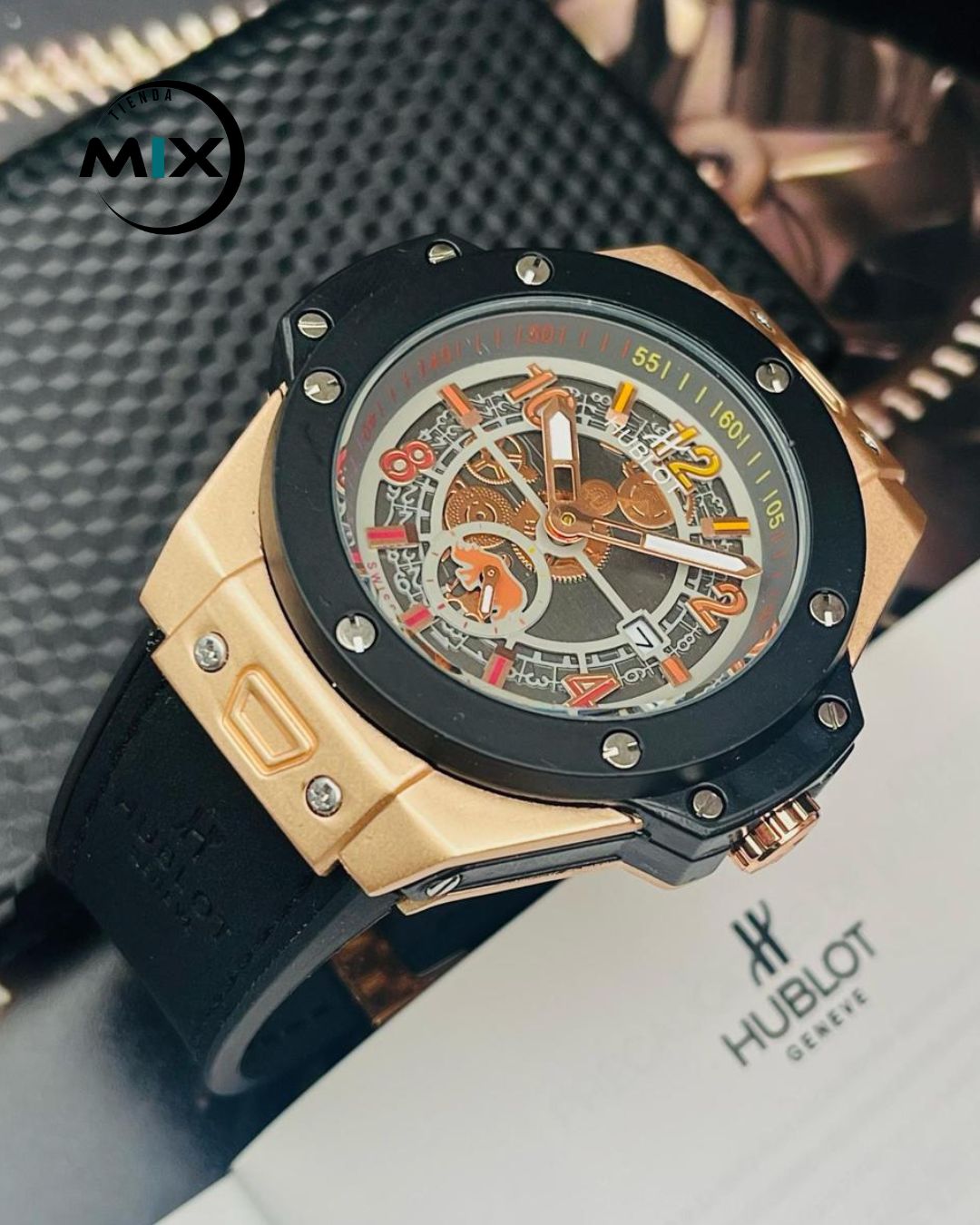 RELOJ HUBLOT ASTRO CUERO