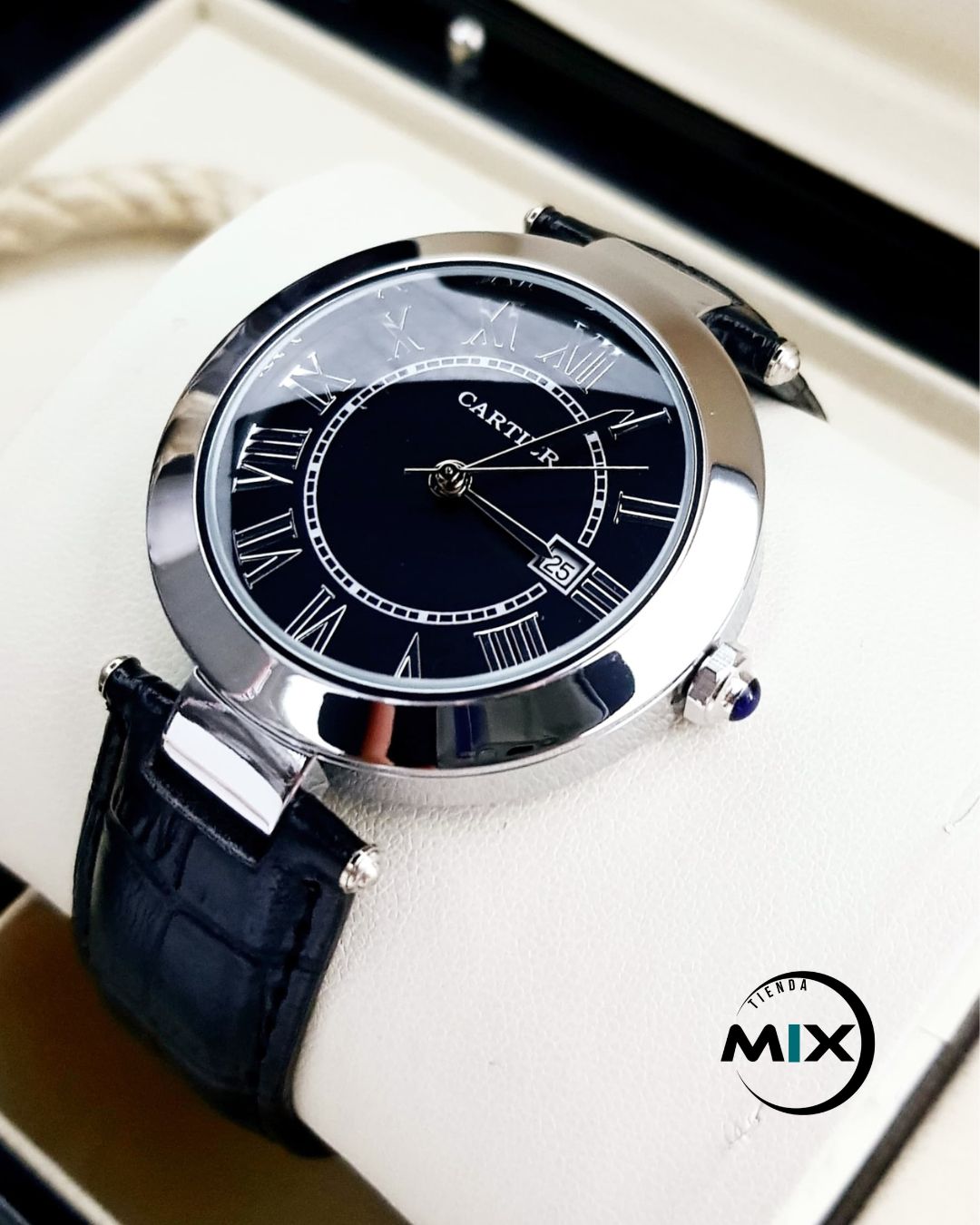 RELOJ CARTIER FINEX CUERO