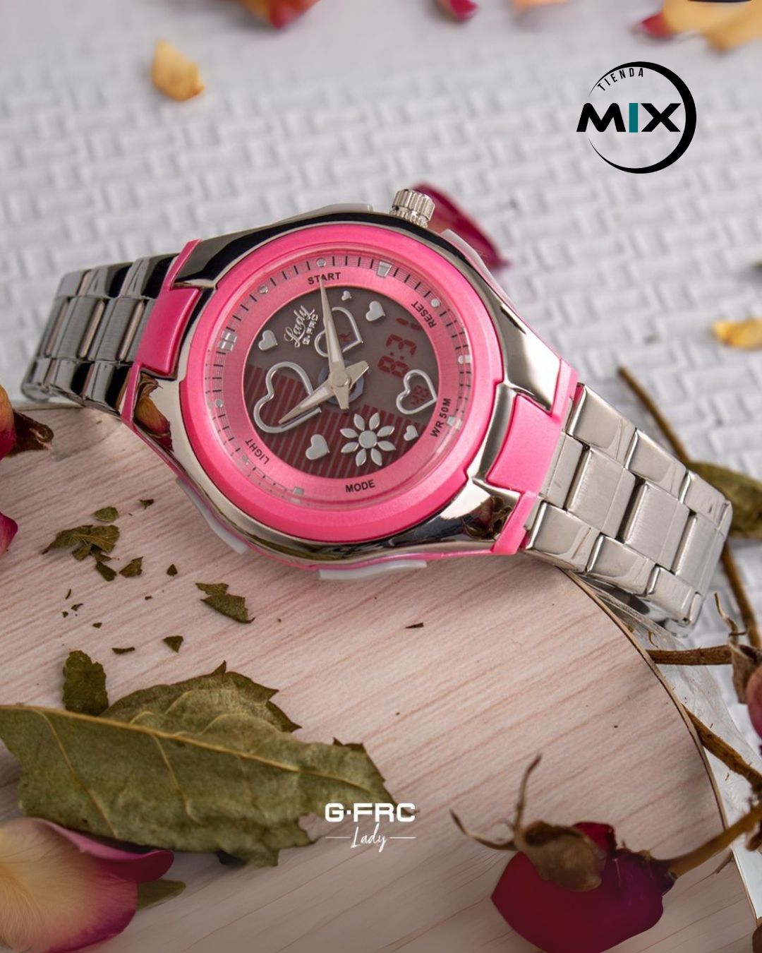 RELOJ DAMA G-FORCE FLOWER POP