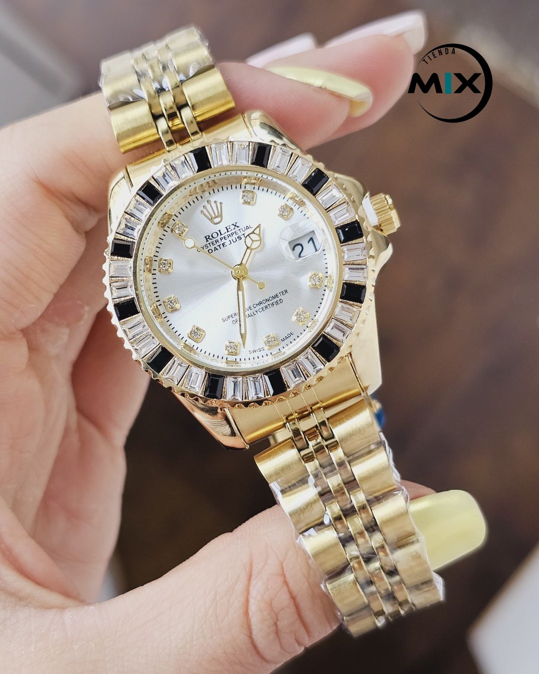 RELOJ ROLEX CRISTAL DAMA