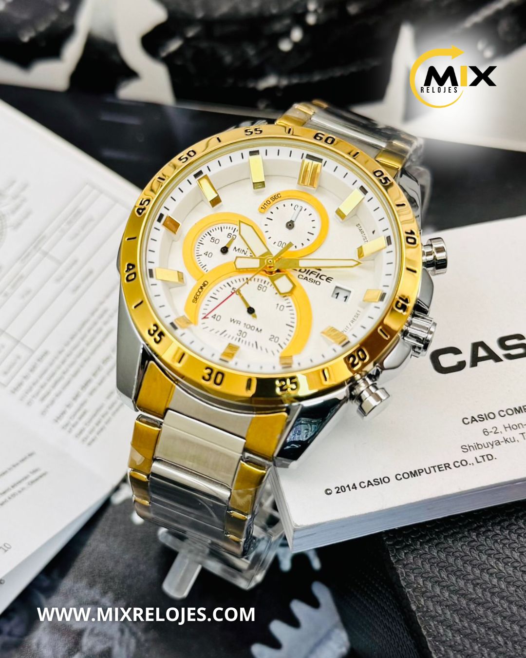 RELOJ CAS EDIFICE MIXTURE
