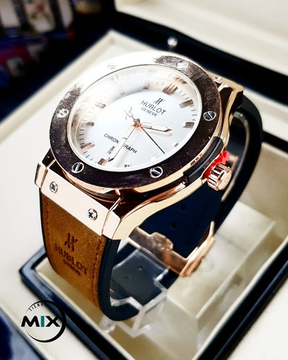 RELOJ HUBLOT POINT CUERO