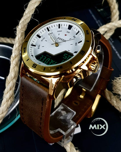 RELOJ FOSSIL KURS CUERO