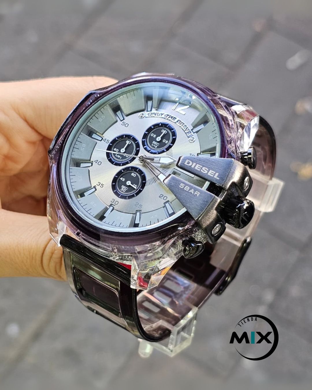 RELOJ DIESEL BRAVE CUERO