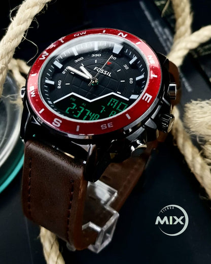 RELOJ FOSSIL KURS CUERO