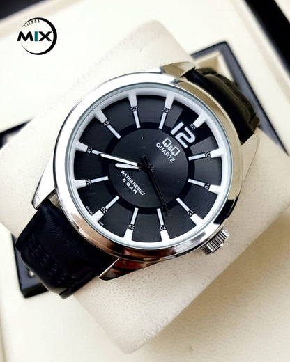 RELOJ Q&Q BLUEX CUERO