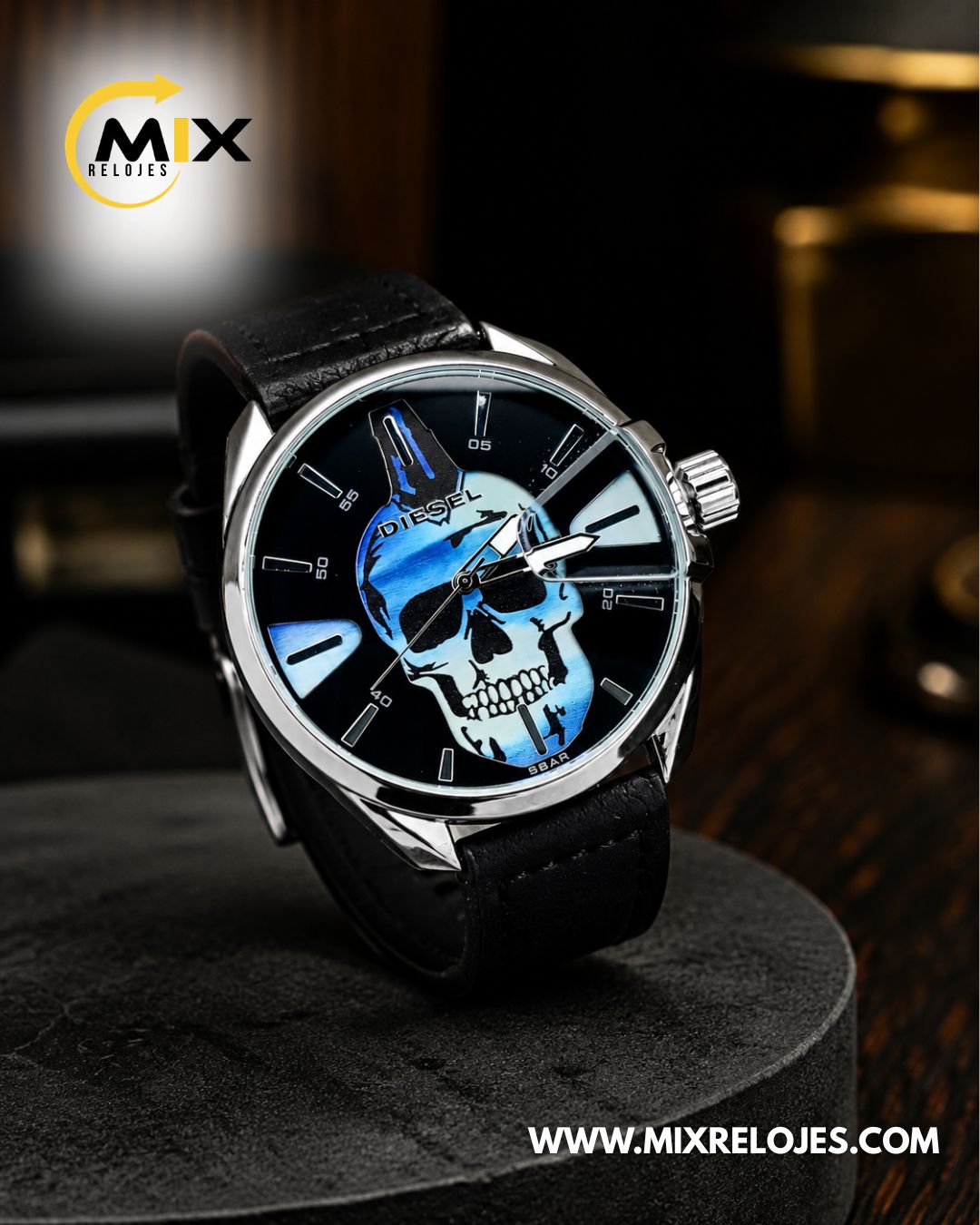 RELOJ DIESEL SKULL